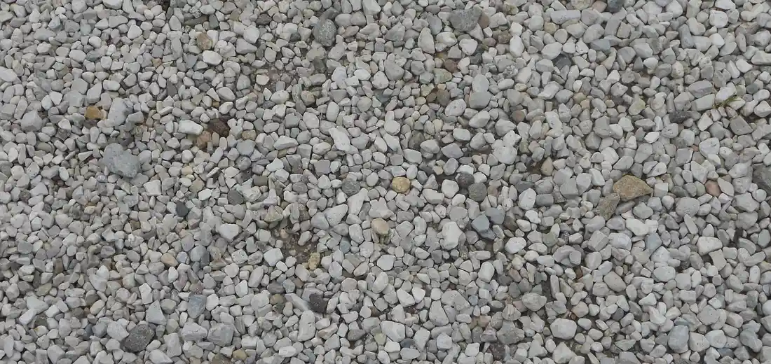 Close-up of small gray aquarium gravel used as a substrate
